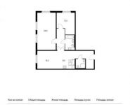 3-комнатная квартира площадью 81.1 кв.м, Варшавское шоссе, 141к11 | цена 10 818 740 руб. | www.metrprice.ru