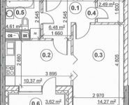 1-комнатная квартира площадью 40.1 кв.м, Буденного просп., 51С12 | цена 7 776 197 руб. | www.metrprice.ru