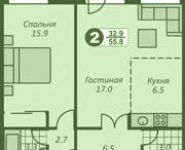 2-комнатная квартира площадью 0 кв.м, Апрелевская ул., 78 | цена 4 079 000 руб. | www.metrprice.ru