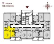 1-комнатная квартира площадью 41.41 кв.м, Бородинский б-р, 13 | цена 3 105 750 руб. | www.metrprice.ru