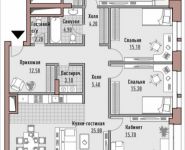 4-комнатная квартира площадью 147.2 кв.м, Новослободская, 24 | цена 66 480 000 руб. | www.metrprice.ru