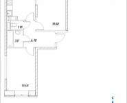 2-комнатная квартира площадью 59.2 кв.м в ЖК "Химки 2019", Ельнинская улица, 13 | цена 3 516 480 руб. | www.metrprice.ru