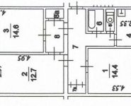 3-комнатная квартира площадью 65 кв.м, Ореховый бул., 11К1 | цена 7 500 000 руб. | www.metrprice.ru