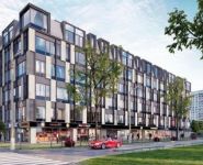 1-комнатная квартира площадью 43.7 кв.м, Загорьевская улица, 25 | цена 8 033 750 руб. | www.metrprice.ru