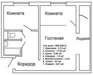 1-комнатная квартира площадью 32 кв.м, проезд Шокальского, 6 | цена 7 100 000 руб. | www.metrprice.ru