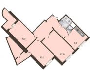 3-комнатная квартира площадью 80.5 кв.м, Покровская ул, д. 31 | цена 7 374 000 руб. | www.metrprice.ru