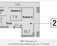 2-комнатная квартира площадью 66.4 кв.м, улица Саморы Машела, 5 | цена 8 861 080 руб. | www.metrprice.ru