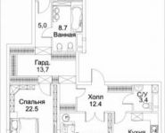 3-комнатная квартира площадью 134 кв.м, Пироговская Малая ул., 8 | цена 124 991 680 руб. | www.metrprice.ru