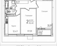 2-комнатная квартира площадью 64 кв.м в ЖК «Михайлова, 31», Лазоревый проезд, 3с8 | цена 8 779 819 руб. | www.metrprice.ru