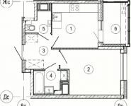 1-комнатная квартира площадью 31.3 кв.м, бульвар Космонавтов, 7 | цена 3 267 828 руб. | www.metrprice.ru