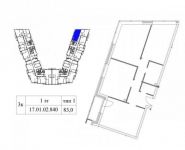 3-комнатная квартира площадью 83 кв.м, Рабочая улица, 6 | цена 19 920 000 руб. | www.metrprice.ru