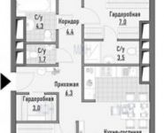 3-комнатная квартира площадью 100 кв.м, улица Липовый Парк, 6 | цена 25 900 000 руб. | www.metrprice.ru