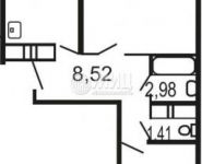 2-комнатная квартира площадью 60.2 кв.м, Спасо-Тушинский бул., 7 | цена 5 150 000 руб. | www.metrprice.ru