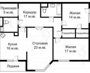 3-комнатная квартира площадью 110 кв.м, Старокрымская улица, 13с1 | цена 52 000 000 руб. | www.metrprice.ru