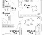 3-комнатная квартира площадью 121 кв.м, Малая Пироговская, 8 | цена 63 005 400 руб. | www.metrprice.ru