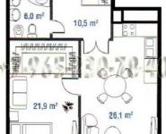 1-комнатная квартира площадью 66 кв.м, Мытная ул., 40С2 | цена 23 600 000 руб. | www.metrprice.ru