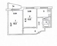 2-комнатная квартира площадью 47 кв.м, Славянский бул., 5К1 | цена 11 900 000 руб. | www.metrprice.ru