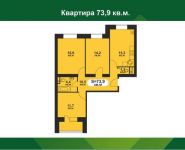 3-комнатная квартира площадью 73 кв.м, Горки-Киовские ул. | цена 5 599 000 руб. | www.metrprice.ru