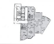 5-комнатная квартира площадью 123 кв.м, Панфилова ул., 1 | цена 13 900 000 руб. | www.metrprice.ru