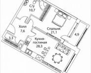 1-комнатная квартира площадью 76 кв.м в ЖК "Grand Deluxe на Плющихе", Погодинская ул., 2/3С1 | цена 53 076 500 руб. | www.metrprice.ru