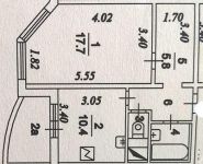 1-комнатная квартира площадью 43 кв.м, Новаторов ул., 36К5 | цена 8 700 000 руб. | www.metrprice.ru