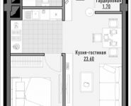 1-комнатная квартира площадью 44.86 кв.м, 1-я Ямская, 2 | цена 8 080 000 руб. | www.metrprice.ru