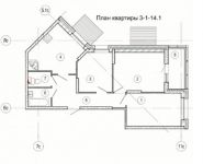 3-комнатная квартира площадью 63.5 кв.м,  | цена 6 195 231 руб. | www.metrprice.ru