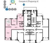 3-комнатная квартира площадью 79.6 кв.м, Гагарина пр-т, 5/5 | цена 6 407 800 руб. | www.metrprice.ru