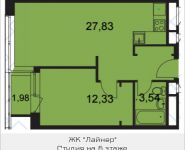 2-комнатная квартира площадью 46 кв.м, Ходынский бул., 2С1 | цена 8 172 325 руб. | www.metrprice.ru