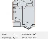 1-комнатная квартира площадью 35.6 кв.м, Потаповская Роща ул, 1к1 | цена 4 500 000 руб. | www.metrprice.ru