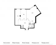 3-комнатная квартира площадью 114.4 кв.м, Мосфильмовская ул, 74Б | цена 20 237 360 руб. | www.metrprice.ru