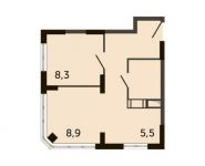 2-комнатная квартира площадью 34.5 кв.м, Северное ш., 4 | цена 2 125 200 руб. | www.metrprice.ru