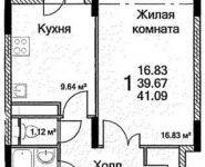 1-комнатная квартира площадью 41 кв.м в ЖК "На Каширском Шоссе", Каширское ш., 4Е | цена 3 270 000 руб. | www.metrprice.ru