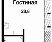 1-комнатная квартира площадью 32.9 кв.м, улица Николая Химушина, 9к2 | цена 8 147 356 руб. | www.metrprice.ru