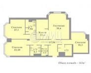 4-комнатная квартира площадью 163 кв.м, Ломоносовский просп., 25К5 | цена 99 500 000 руб. | www.metrprice.ru