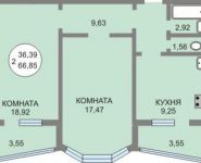 2-комнатная квартира площадью 66 кв.м, Тимирязева ул., 4к1 | цена 5 100 000 руб. | www.metrprice.ru
