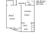 1-комнатная квартира площадью 38.53 кв.м,  | цена 3 341 591 руб. | www.metrprice.ru