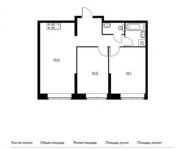 2-комнатная квартира площадью 57.5 кв.м, Варшавское ш., 141К2 | цена 8 849 250 руб. | www.metrprice.ru