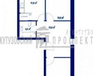 2-комнатная квартира площадью 65.7 кв.м, улица Дмитрия Ульянова, 6к1 | цена 7 390 000 руб. | www.metrprice.ru