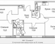 5-комнатная квартира площадью 105 кв.м, Юго-Восточный административный округ, район Лефортово, жилой квартал Символ, к4 | цена 22 744 240 руб. | www.metrprice.ru