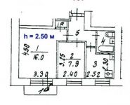 2-комнатная квартира площадью 38 кв.м, Затонная улица, 7к1 | цена 7 200 000 руб. | www.metrprice.ru