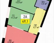 2-комнатная квартира площадью 49 кв.м, Маршала Жукова просп. | цена 8 789 391 руб. | www.metrprice.ru