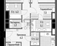 3-комнатная квартира площадью 100.6 кв.м,  | цена 28 300 000 руб. | www.metrprice.ru