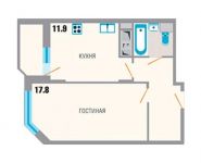 1-комнатная квартира площадью 42.4 кв.м, 9-я Северная линия, 10 | цена 2 883 200 руб. | www.metrprice.ru