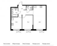 2-комнатная квартира площадью 57 кв.м,  | цена 5 107 200 руб. | www.metrprice.ru