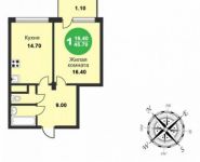 1-комнатная квартира площадью 45.7 кв.м в Коттеджный Поселок "Кутузово-Club",  | цена 3 061 900 руб. | www.metrprice.ru