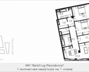 1-комнатная квартира площадью 138.2 кв.м в МФК "Balchug Residence", Садовническая, владение 31, корп.2 | цена 63 458 054 руб. | www.metrprice.ru