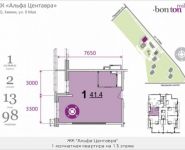 1-комнатная квартира площадью 41.5 кв.м, 9 мая, корп.1 | цена 4 600 000 руб. | www.metrprice.ru