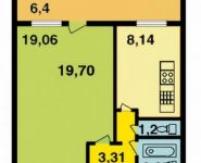 1-комнатная квартира площадью 38.8 кв.м, Якиманка Большая ул., 19 | цена 10 500 000 руб. | www.metrprice.ru