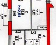 2-комнатная квартира площадью 44 кв.м, улица Калараш, 15 | цена 4 600 000 руб. | www.metrprice.ru